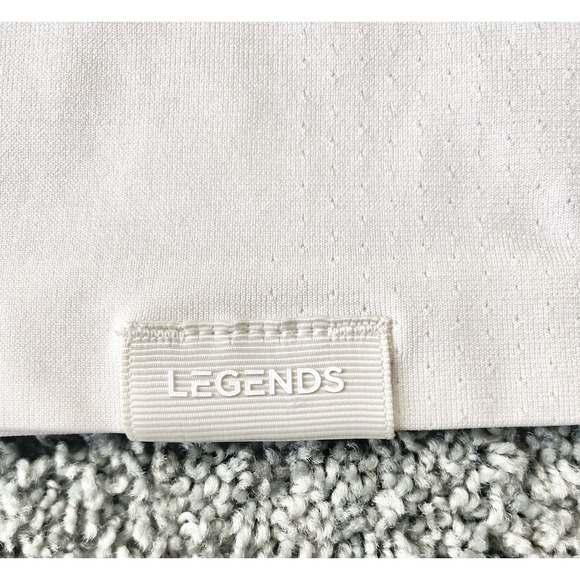 Legends ENZO Shirt Mens Medium Training Athletic Performance Gym Ivory Tee - Picture 6 of 10